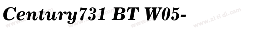 Century731 BT W05字体转换